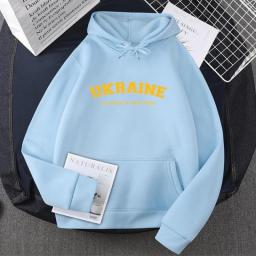 Ukrainian Hoodies Ukraine Sweatshirt Men Women Pullover Fleece Man Sweatshirts Yellow Green Hooded Men's Clothing Streetwaer