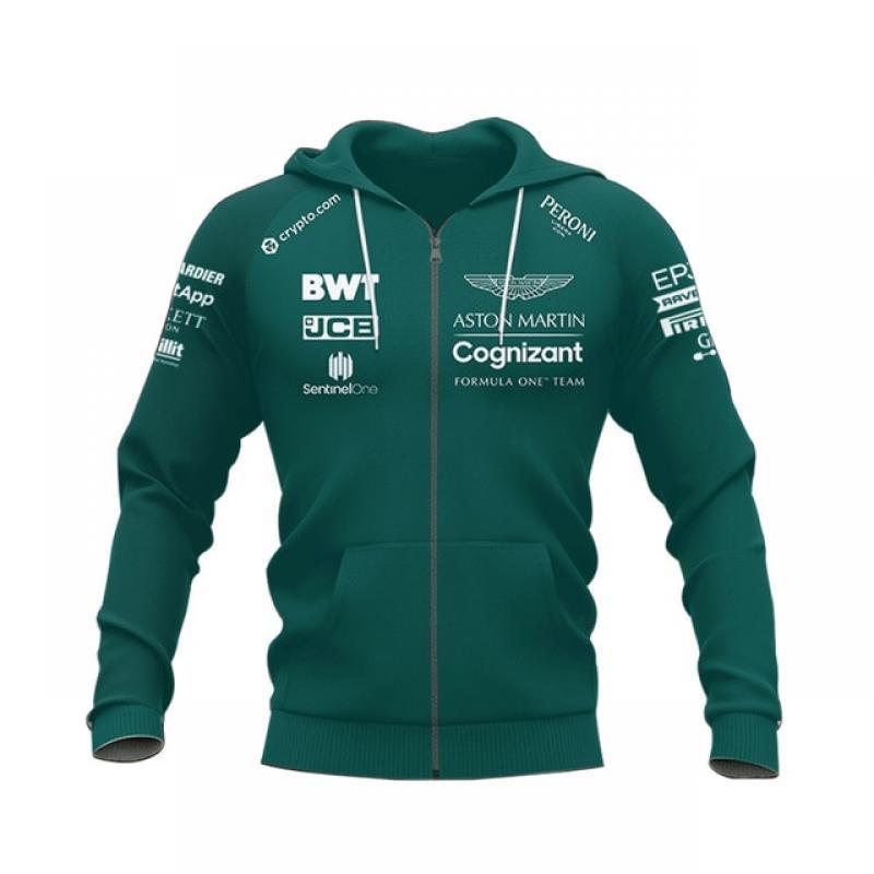 Aston martin cognizant f1 hoodie uniform 2023 alonso hoodie formula one dress running women clothes oversized new
