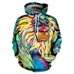 3D Printed Sweatshirt Street Dress Pullover Plus Size 2023 New Hoodie Splash Paint Stain Running Menswear