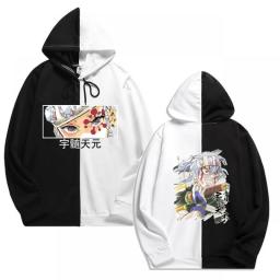 Anime Demon Slayer Uzui Tengen Hoodie  Man Woman Manga Printed Pullovers Harajuku Graphic Sweatshirts Casual Oversized Tops