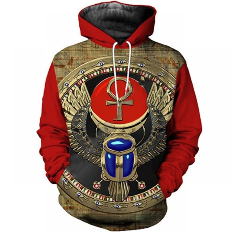 Horus Egyptian Pharaoh Anubis Ancient Egypt Tattoo 3DPrint Men/Women Streetwear Pullover Casual Funny Hoodies