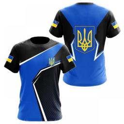 Ukrainian Men's Camo T-Shirt Military Brigade Style Printed T-Shirt  Veterans Army Flag Clothing Oversized Harajuku O-neck Tops