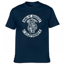 Smmer Sons Of Anarchy T Shirt Movie SOA Print Men Women Fashion Cotton Oversized T-Shirt Boy Punk Teeshirt Homme Tops Camisetas