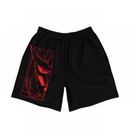 Japanese Anime Shorts Printed Fashion Street Gym Shorts Men Loose Casual Daily Workout Jogging Fitness Summer Beach Shorts