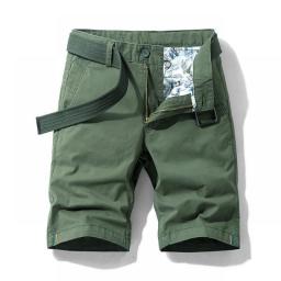2021 New Spring Men Cotton Solid Men's Shorts Clothing Summer Casual Breeches Bermuda Fashion Jeans For Beach Pants Men Short