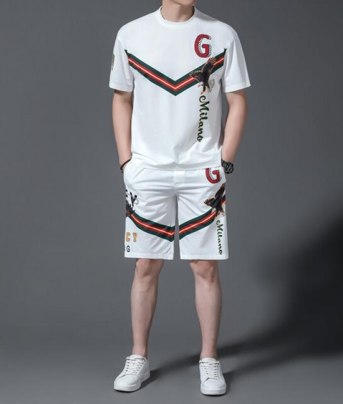 Brand Logo Short Sleeve Men's High Quality Round Neck T-shirt Summer Fashion High End Breathable Anti Odor Luxury Men's T-Shirt