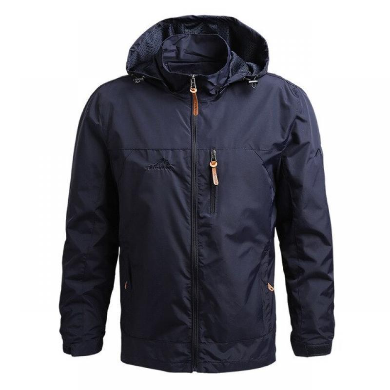 Men's Autumn Windbreaker Man Oversize Windshield Jacket Men Spring Coat Mens Camping Jackets Male Work Wear Clothes