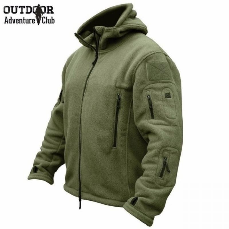 Winter Fleece Jacket Men's Sports Tactical Jacket Combat Jacket Military Fleece Outdoor Sports Hiking Polar Jacket