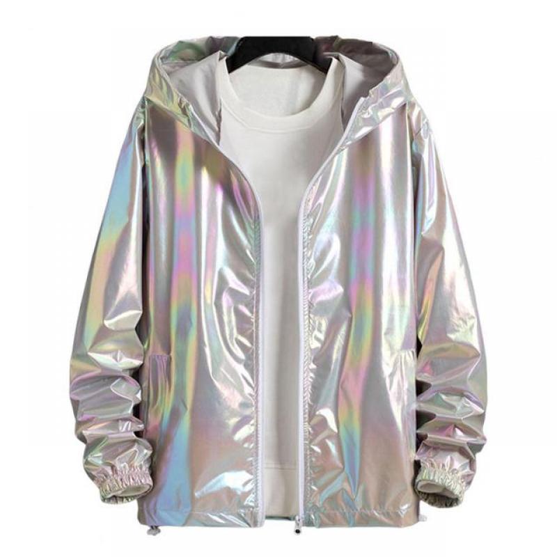 Trendy Smooth Elastic Cuff Sun Protection Jacket Men Hoodie Jacket Washable Sunscreen Jacket Windbreaker Cycling Running Camping