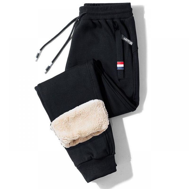 Winter Warm Fleece Pants Men 2023 Lambswool Thick Casual Thermal Sweatpants Male Trousers Brand High Quality Fashion Men Joggers