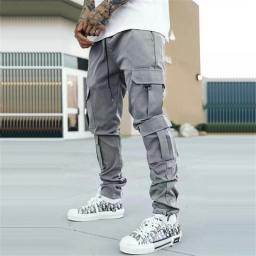 Autumn Men Cargo Pants Joggers Sweatpants Casual Male Sportswear Hip Hop Harem Pants Slim Fit Trousers 2022