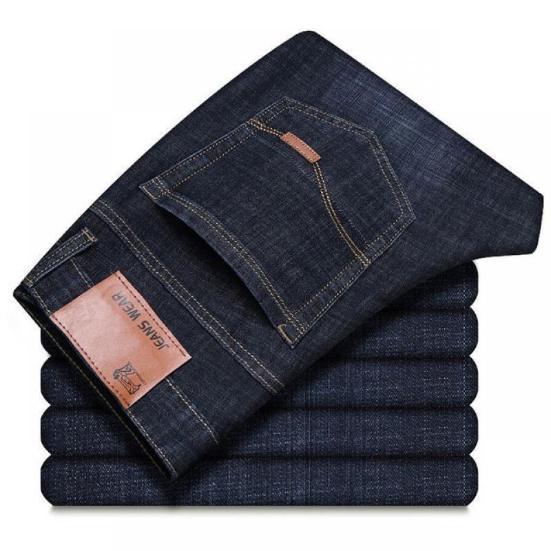 Summer Thin Stretch Jeans Men's Straight Loose Casual Large Size Men's Pants