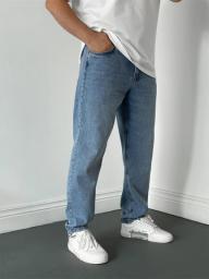 Men's Simple Style Denim Pants Solid Color Splicing Loose Casual Straight Jeans Male Streetwear Pocket Four-season Trousers Boys