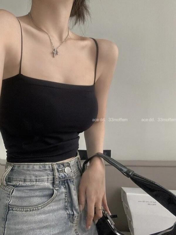 Women's Anti-glare Detachable Tube Top Underwear Hot Girls Wrap Breasts Inside Camisole Vests With Chest Pads Outside Wear