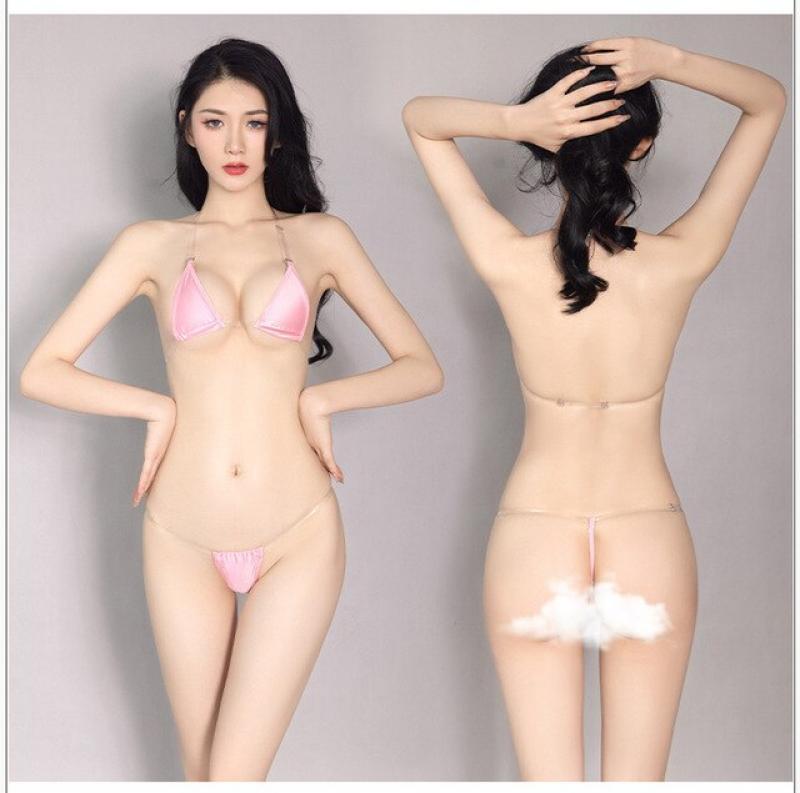 Sexy Transparency Sling Bikini Swimsuit Women Swimwear Set Brazilian Bathing Suit Summer Beach Wear Swimming Sexy Clothes