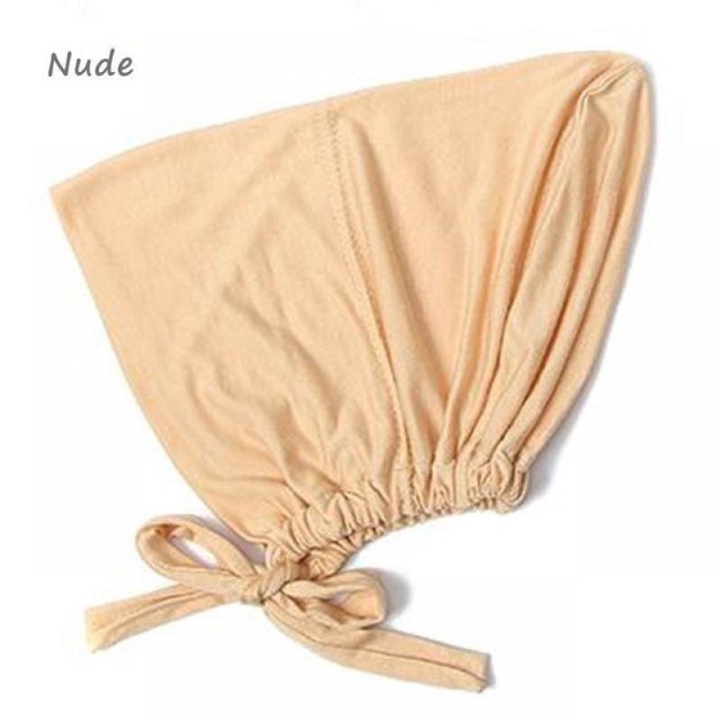 Muslim Inner Cap Hijab For Women Solid Underscarf Hijab Undercap Scarf Turban Hat Islamic Muslim Hijabs Ready To Wear Headcover