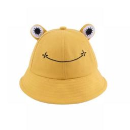 2023 Frog Bucket Hat For Women Summer Autumn Plain Female Panama Outdoor Hiking Beach Fishing Cap Sunscreen Woman Sunhat Bob