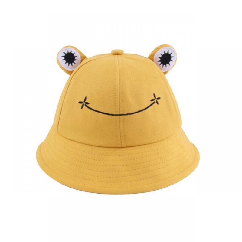 2023 Frog Bucket Hat for Women Summer Autumn Plain Female Panama Outdoor Hiking Beach Fishing Cap Sunscreen Woman Sunhat Bob
