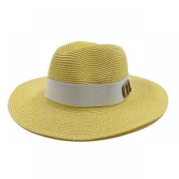 Panama Jazz Cap Summer Hats For Women Men New Colorful Sun Hat Outdoor Straw Hat Sun Protection Beach Hat Unisex Straw Hat 2022