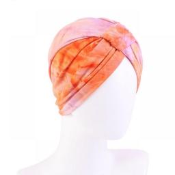 Muslim Women Bonnet Cancer Hat Chemo Cap Hair Loss Pleated Head Scarf Turban Head Wrap Cover Print Fashion Beanies Skullies New