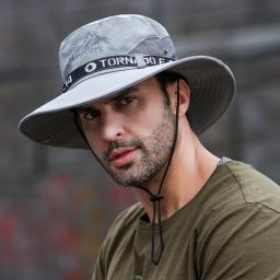 Breathable Mesh Fisherman Hats For Women Men Summer UPF50+ Sun Hat Male Beach Cap Outdoor Hiking Fishing Bucket Panama Caps