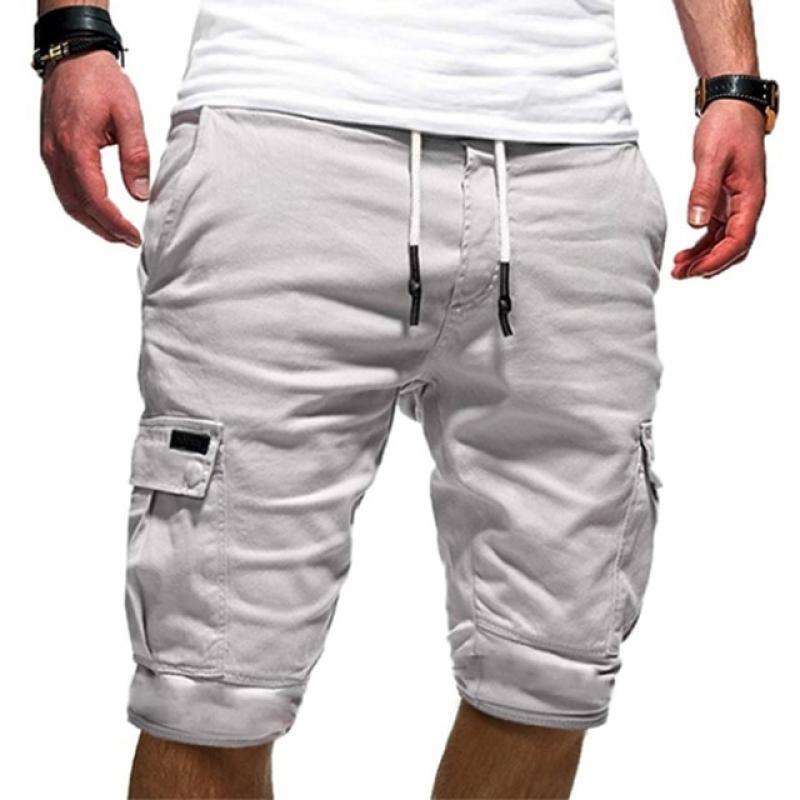 Men's Shorts Green Cargo Shorts Summer Bermudas Male Flap Pockets Jogger Shorts Casual Working Army Tactical Bermudas