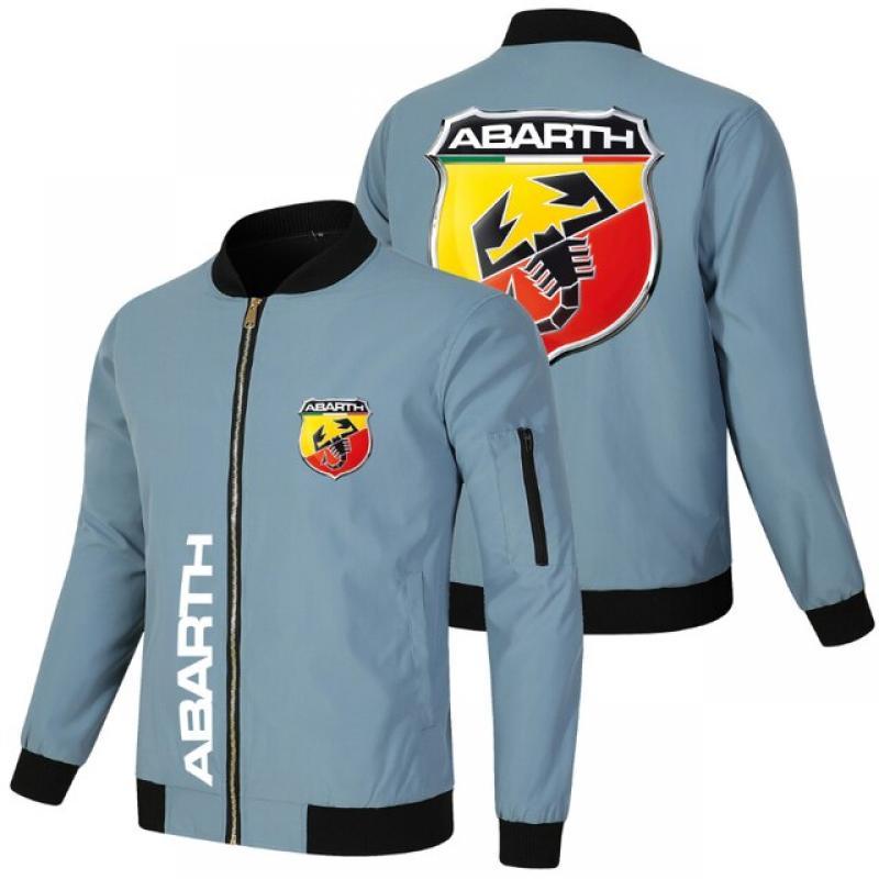 Spring and Autumn New Men's Jacket Sportswear Casual Youth Trend Baseball Dress Printed Cardigan Mock Neck Men's Jacket Top