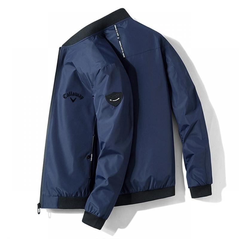 2022 Callaway Golf Fall men's jacket Zipper collar jacket Golf brand men's baseball uniform casual sports men's jacket men's top