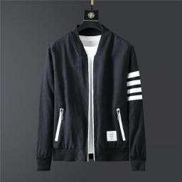 Brand Men Jacket 2020 New Autumn Jackets For Man Clothing Hooded Sweatshirt Long Sleeves Coat Tops Korean Style Fashion Clothing