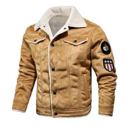 Maxulla Winter Men's Leather Jacket Mens Fleece Fur Collar Motorcycle Jackets Casual Outdoor Thermal Leather Coats Men Clothing