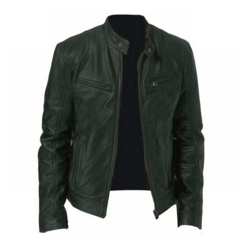 Popular Men Coat Spring Autumn Men Jacket Long Sleeve Zipper Pockets Jacket Coat  Windproof