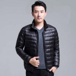 Men's All-Season Ultra Lightweight Packable Down Jacket Water And Wind-Resistant Breathable Coat Big Size Men Hoodies Jackets