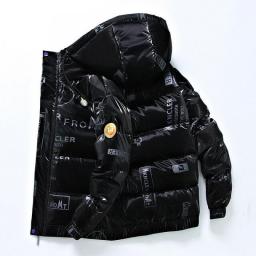 Men's Hooded Down Jacket New Winter Trend Warm Youth Down Jacket Men's Bread Jacket Men's Trend