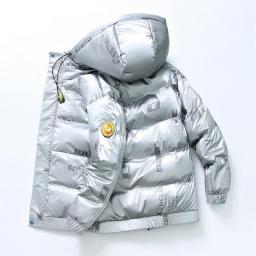 High-grade Down Jacket Men Winter Lightweight Fashion Bright Face Windproof Coat Youth Trend Thermal Insulation Clothing