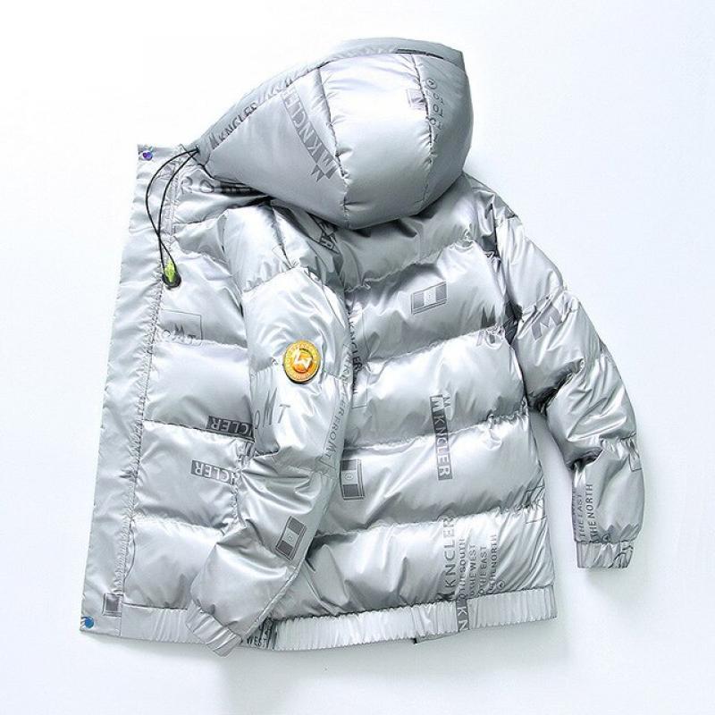 High-grade down jacket men winter lightweight fashion bright face windproof coat youth trend thermal insulation clothing