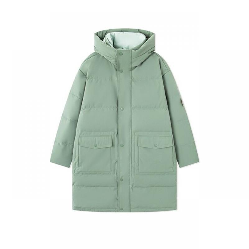 Semir Down Jacket Men 2022 Winter New Loose Letter Printing Mid-Length Daily Commuter Wind WaterProof Jacket For Winter
