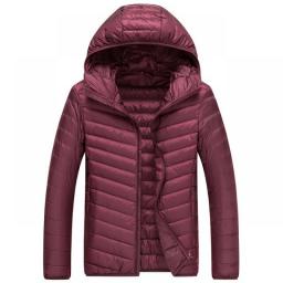 Men All-Season Warm Hoodies Down Jacket Parkas Coats Mens Waterproof Windproof Down Jackets Autumn Winter 90Percent Down Jackets Male