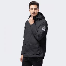 Winter White Duck Down Feather Liner Outdoor Keep Warm Shell Jacket Three-in-One Waterproof Windproof Korean Coat