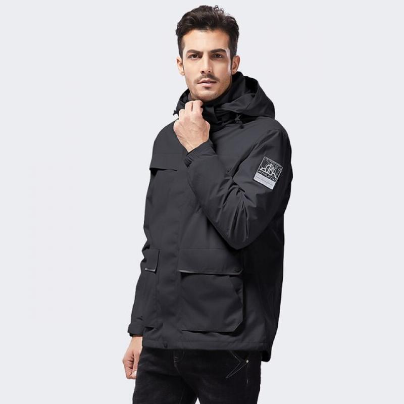 Winter White Duck down Feather Liner Outdoor Keep Warm Shell Jacket Three-in-One Waterproof Windproof Korean Coat