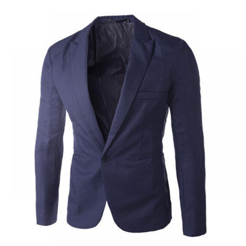 Men Formal Suit Jackets Business Uniform Work Blazer Tops Solid Regular Slim Fit White Wedding Suit For Men Blazer Jacket