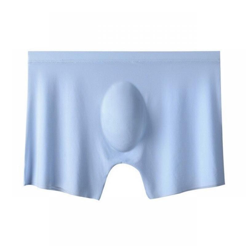 Simple Design Men Solid Color Mid Waist Cool Comfortable Breathable Boxers Mens Underpants Comfortable Summer Shorts