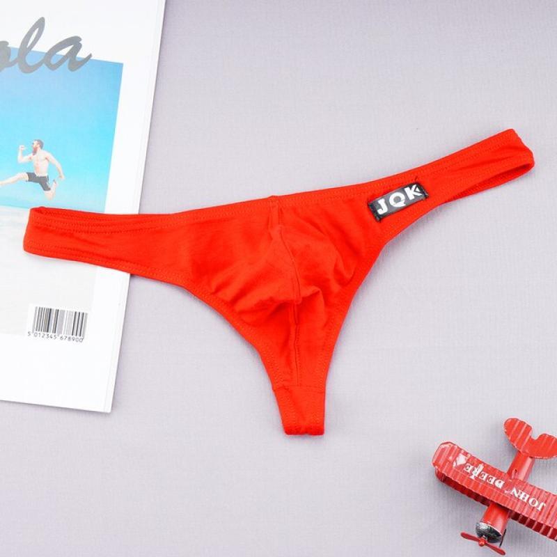 New Men's Underwear Cotton Thongs T-Back G-String Briefs Sexy Strings Breathable Fashion Gay Men's Thong String Homme Lingerie