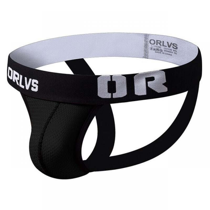 Men's Underwears Sexy Mesh Briefs Backless Jockstrap Underpants Breathable Thongs Lingerie Sportwear