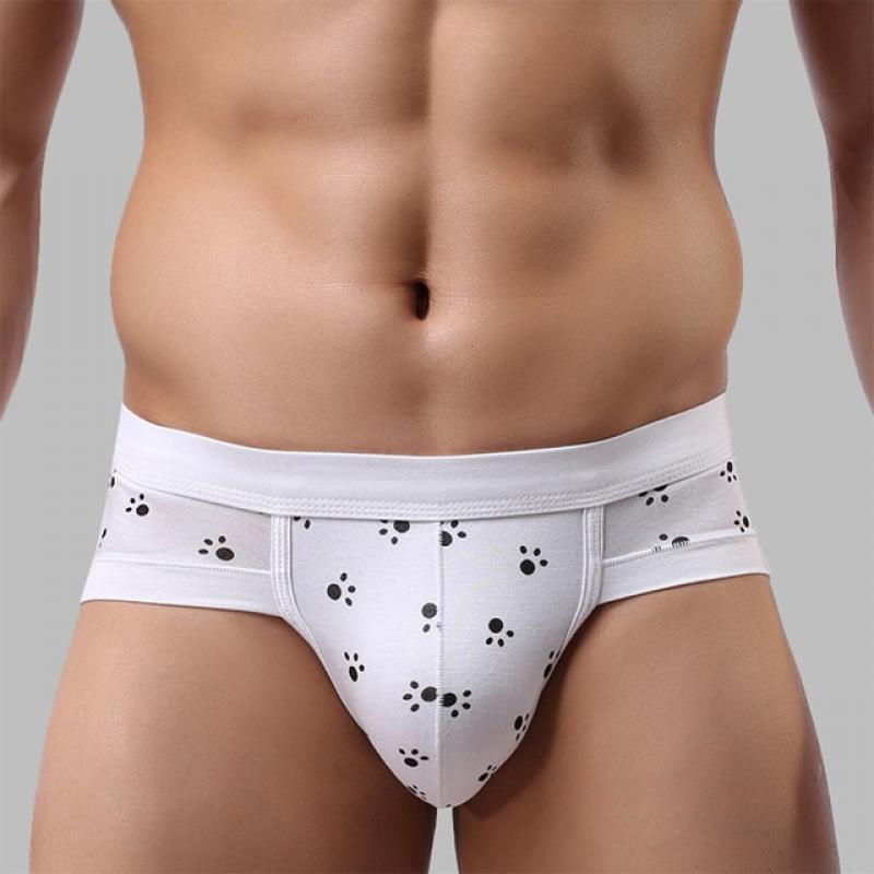 Men High Fork Underwear U Convex Pouch Shorts Soft Breathable Stretch Briefs Low Waist Underpants Skinny Calzoncillos Hombre