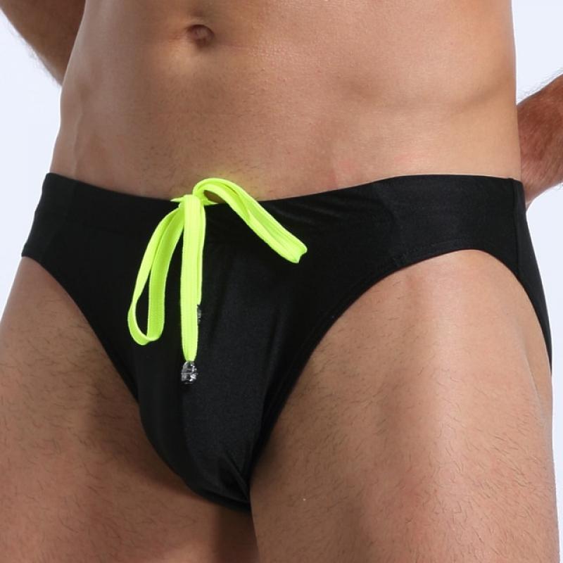 Fashion Men's Swimwear Sexy T-Back Briefs Swimming Trunks Summer Holiday Swimwear Underwear Briefs Multi Color Male's Underpants