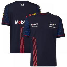 New F1 Team Red Racing Suit In 2023, Bull Versappen, Supersales Round Neck T-shirt, Sports And Leisure T-shirt, Oversized Top