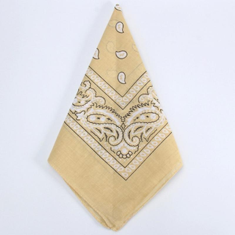 Hot！Wholesale Lot 100% Cotton Cashew flowers Bandanas double sided head wrap scarf H5