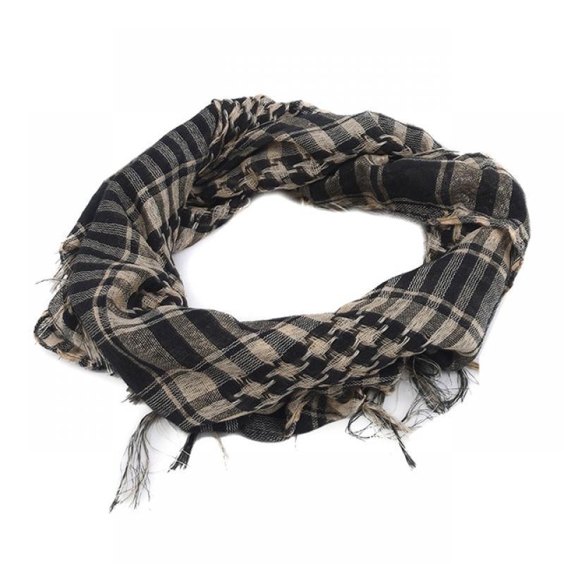 2023 New Fashion Mens Lightweight Square Outdoor Shawl Military Arab Tactical Desert Army Shemagh KeffIyeh Arafat Scarf Fashion