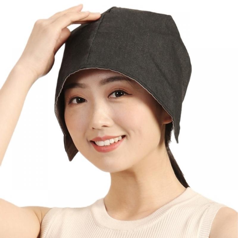 Recommend electromagnetic radiation protective Metal fiber blending hat 5g communication Base station EMF shielding hood