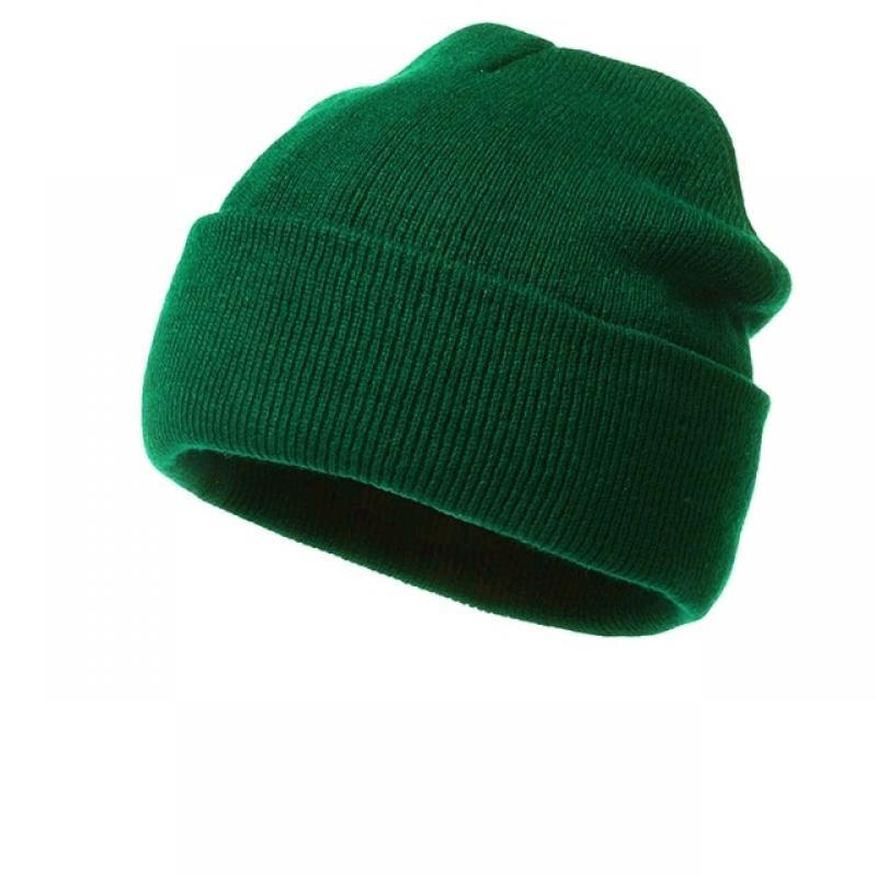 Winter Beanie Daily Hat Cuffed Skull Hat Unisex Knitted Cap Black Women's Warm Beanies Ski Bonnets Hats for Women and Men 2023